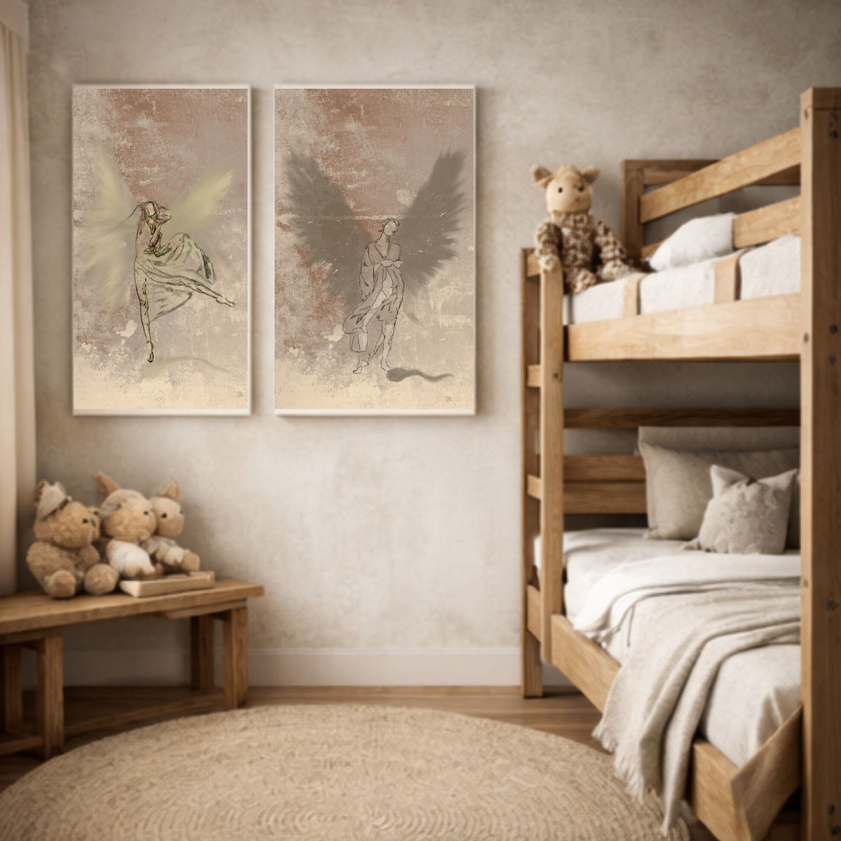 Angel of Grace - Wall Art Free & Grounded