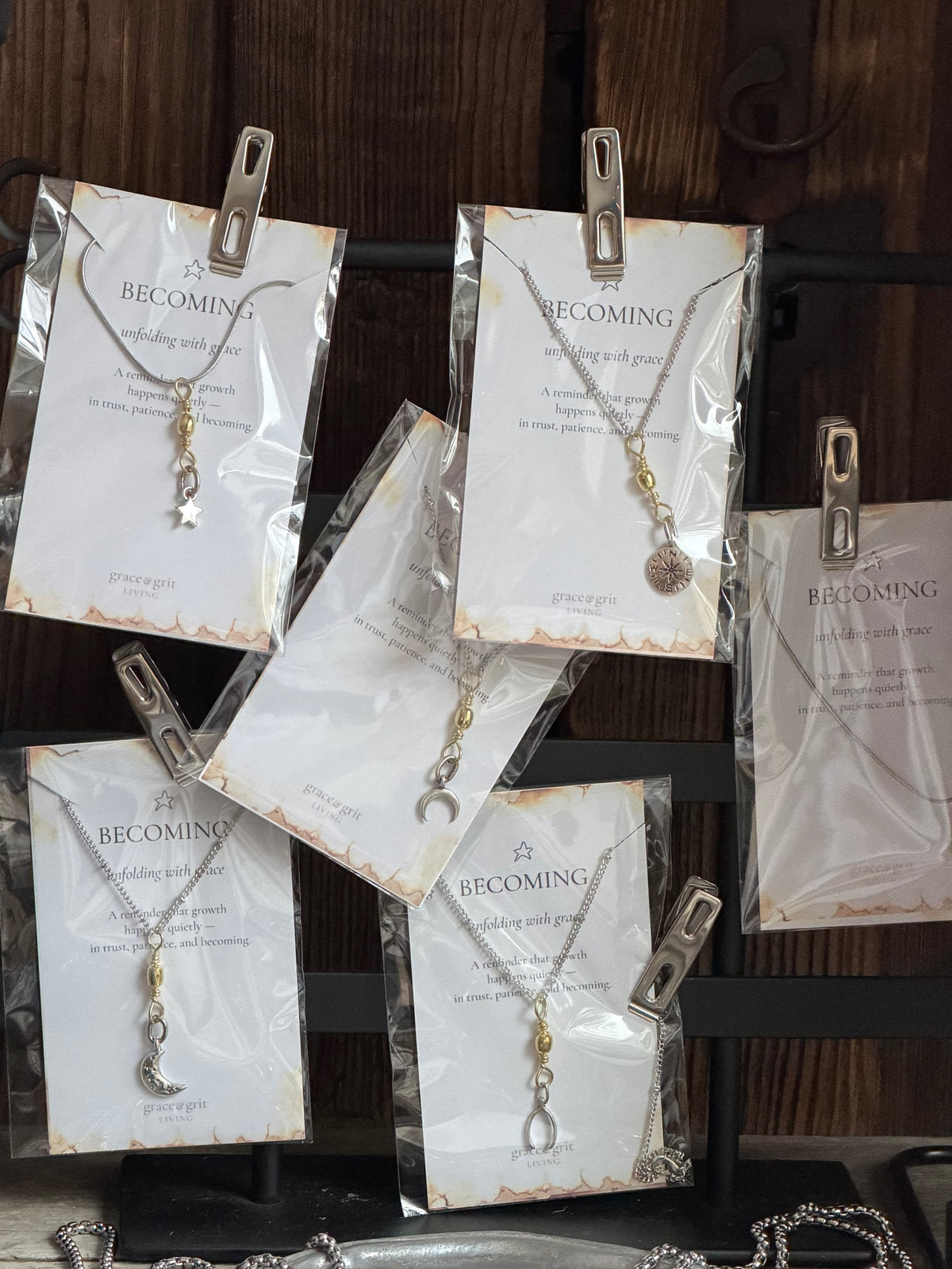 Carded Charm Necklaces