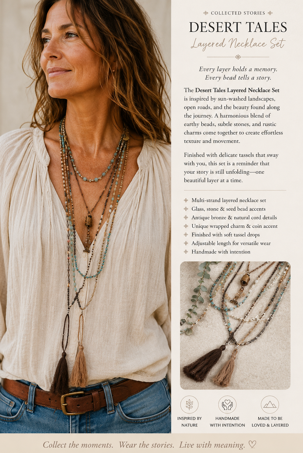 Desert Tales Layered Necklace Set