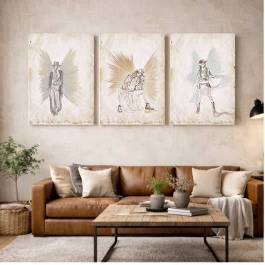 Grace Row Art - Angel Trio Set - I can