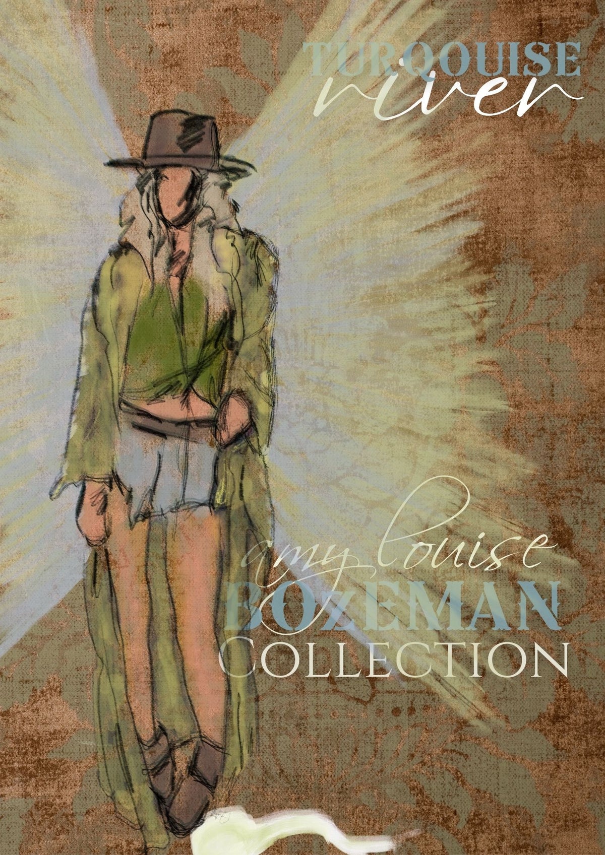 Bozeman Collection Turquoise River Line - Two