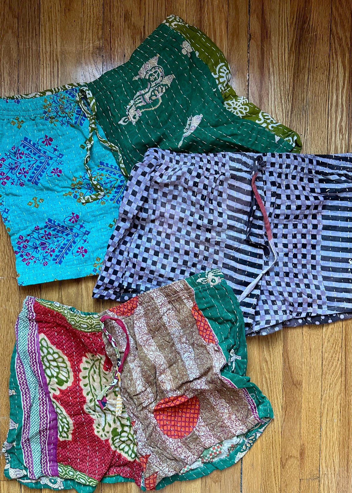 Corinne Kantha Pajama Short -Set of three/ Set of two