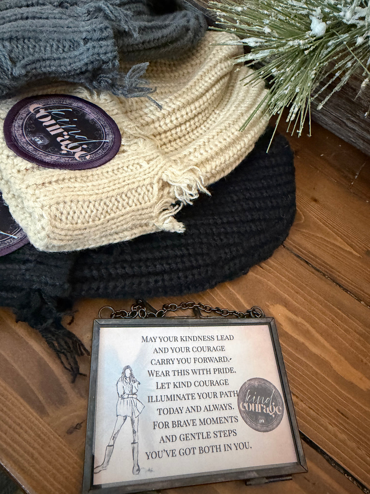 The Kind Courage Slouch Beanie