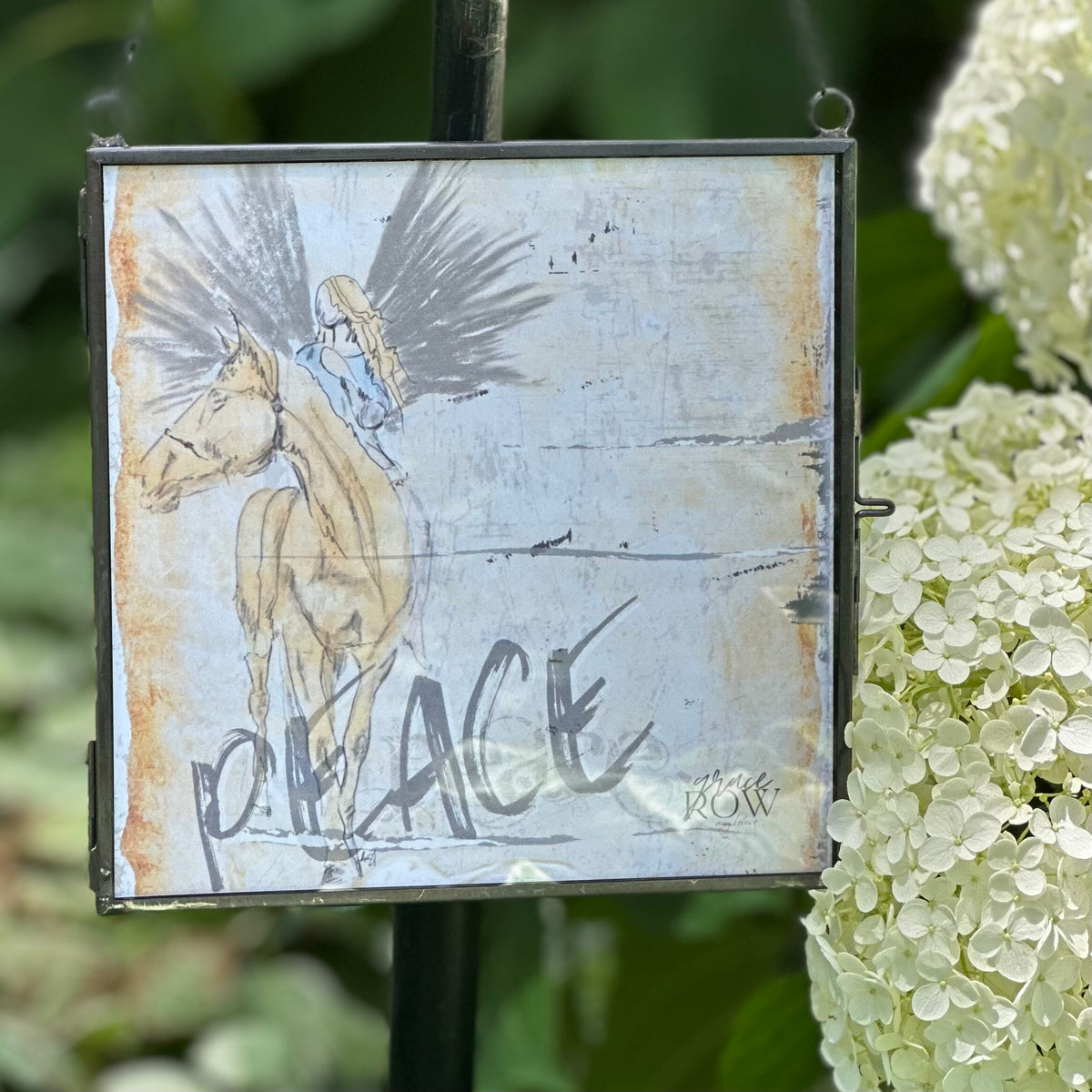 Grace Row - Hanging Inspirational Messages - Square