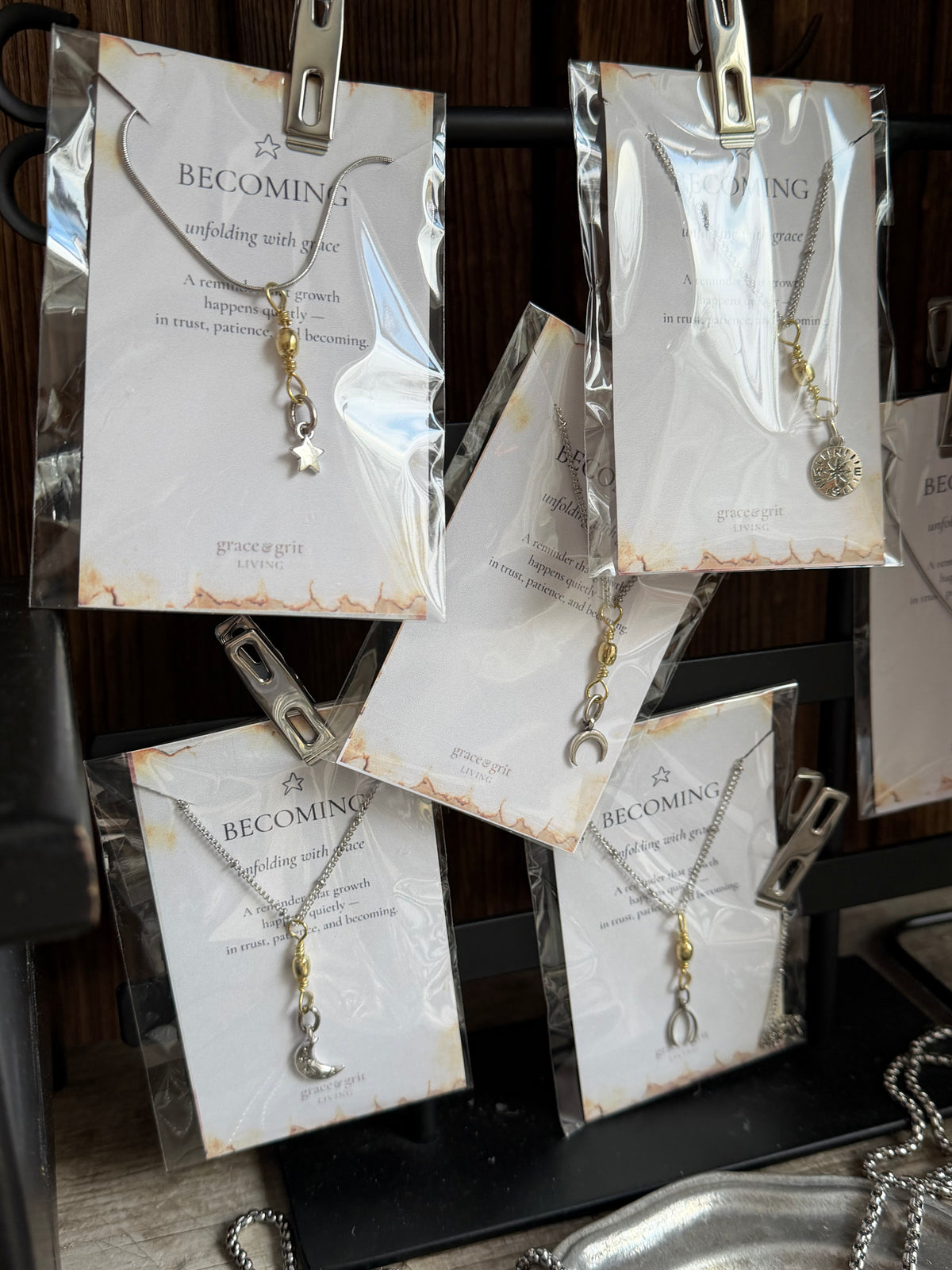 Carded Charm Necklaces