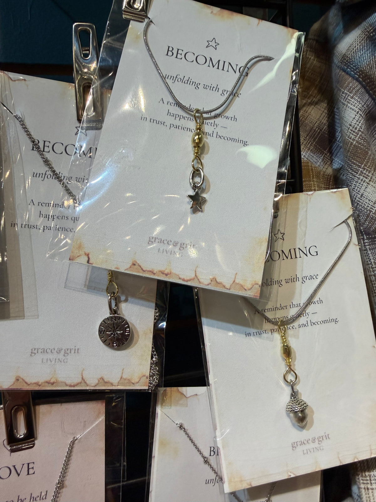 Carded Charm Necklaces