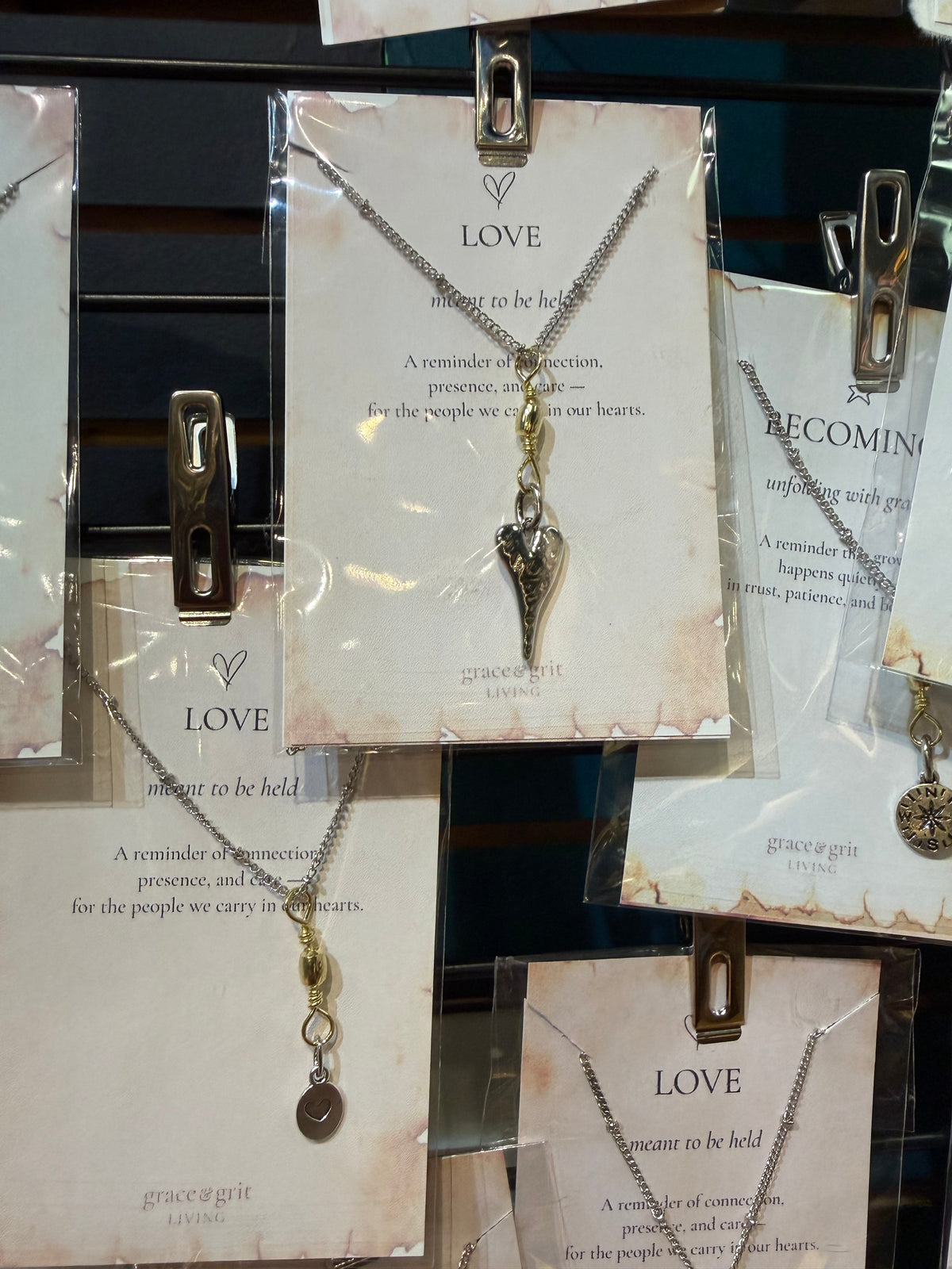 Carded Charm Necklaces