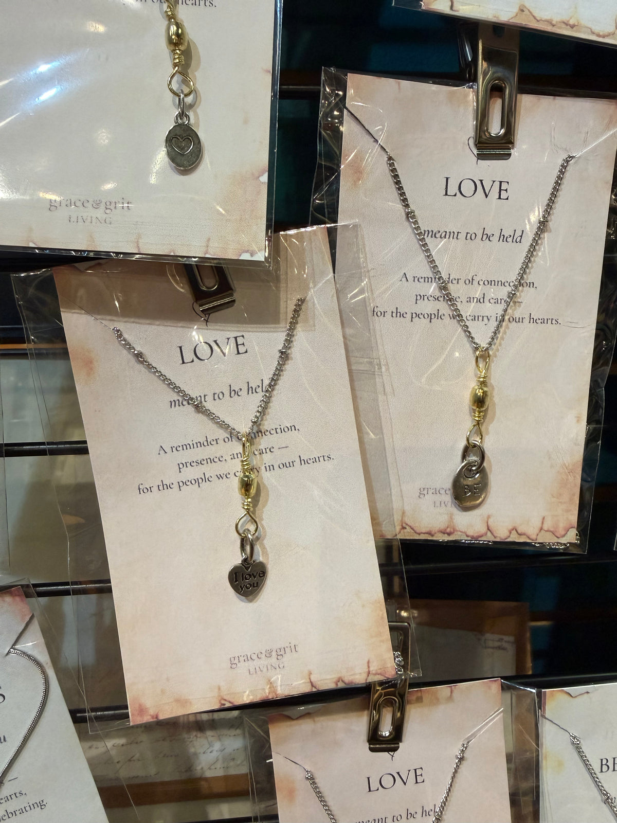 Carded Charm Necklaces