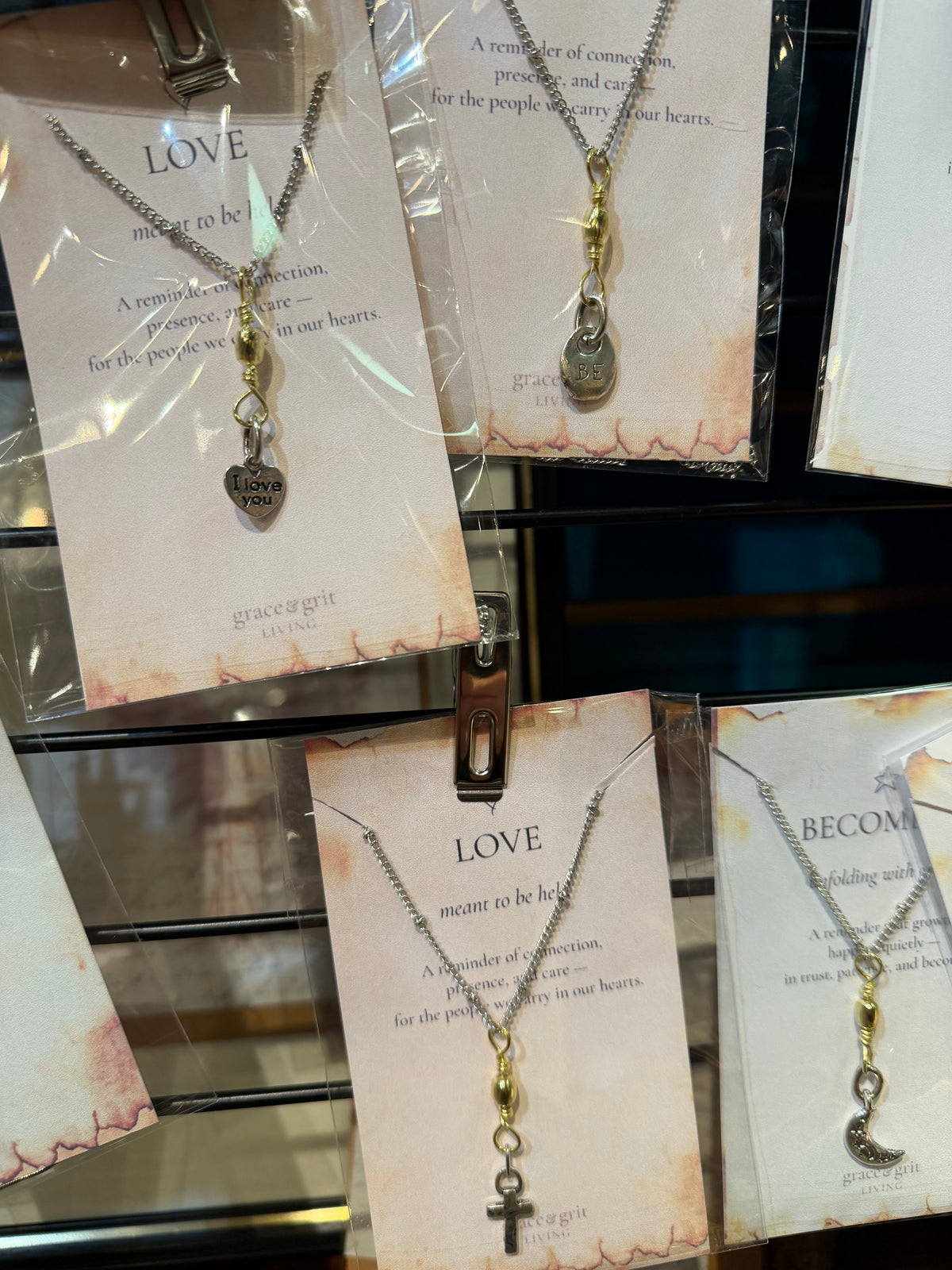 Carded Charm Necklaces