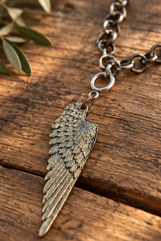 The Guardian Wing Necklace