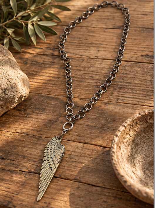 The Guardian Wing Necklace